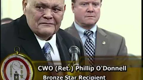 Bronze Star: CWO O'Donnell