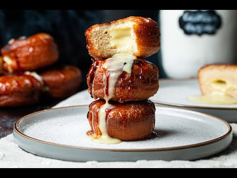 Crème Brûlée Stuffed Donut