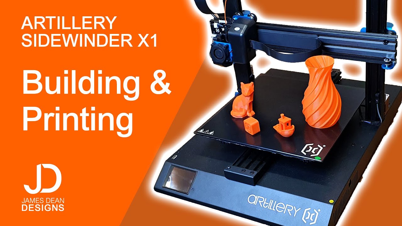 Beginners guide to Artillery Sidewinder X1 - Unboxing, building and first  print 