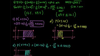 5.2 Part 4/6: Uniform Distribution Comprehensive Example - Lunch Time | Elementary Stats
