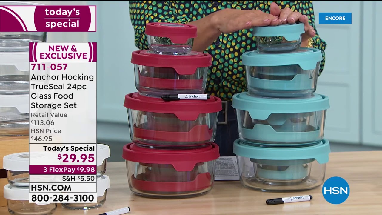 HSN Kitchen Storage & Organization Anchor Hocking 09.01.2020 04