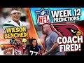 Lineman Life: Week 12 Predictions | Zach Wilson BENCHED | Cards OL coach FIRED |