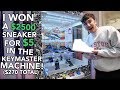 I Won $2500 SNEAKERS For $5 In KEYMASTER Machine ($270 Spent Total)