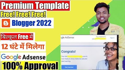 premium Template for Blogger | template for Blogger | Blogger theme #bloggertheme #protheme #video