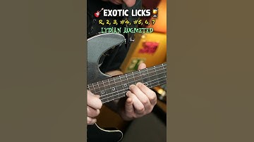 Alien sounding finger tapping guitar lick 👽🛸👾 #fingertapping