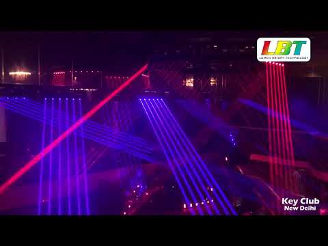 LASER BATTEN 3W , KEY CLUB, NEW DELHI, INSTALLATATION - video from LBT Pro