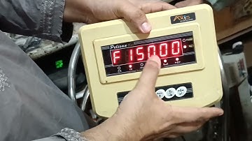 AXIS PELICAN PLUS INDICATOR 10 GRAM TO 200 KG DP-2 CALIBRATION