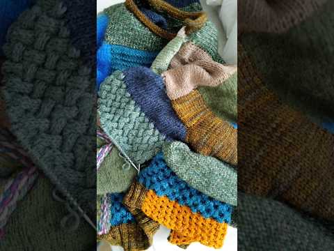 Видео: очаровательная мешанина #knitting
