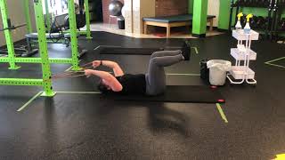 Unity Fitness - RB Supine Pulldown (Deadbug Pos.)