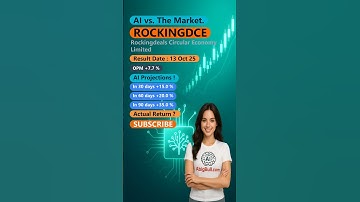 ROCKINGDCE 🚀 13 Oct 25 Latest Results & AI Outlook 📊 #stock #news #Shorts
