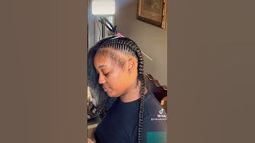 2 Stitch Braids Extended 🥰🔥 #short #shorts #shortvideo #stitch #braids #stitchbraids