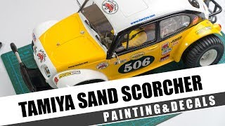 Painting Tamiya Sand Scorcher Body with custom colors