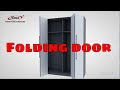 Folding door  how to use temax wardrobe folding sliding door roller