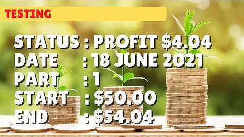 $54.04 PROFIT $4.04 | 18 june21 part 1 | Free Binary Bot Deriv Simple Strategy Trading Profitable