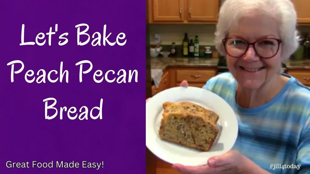 Peach Pecan Quick Bread | EASY AND BEST!!