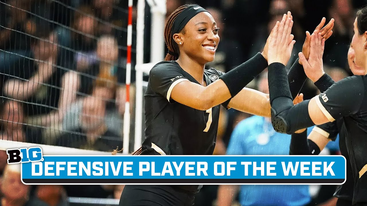 Raven Colvin Highlights B1G Volleyball Defensive Player of the Week