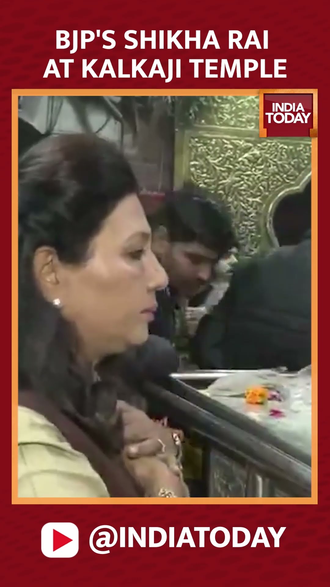 Delhi Elections 2025: BJP’s Shikha Rai Offers Prayers at Kalkaji Temple | India Today