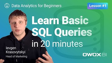 Learn Basic SQL Queries in 20 minutes (Lesson 1) | Data Analytics for Beginners