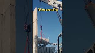 50 ton zoomlion Mobile crane ☠️ #crane #saudiarabia #youtubeshorts