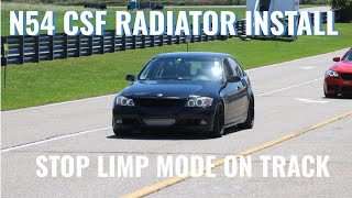 N54 Csf Radiator Install