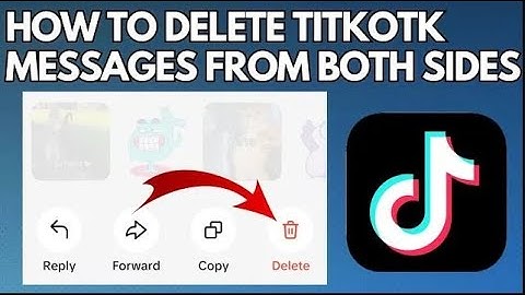 How to Delete TikTok Message From Both Side at once | Delete TikTok Chats From Both Sides