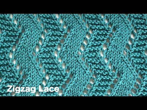 Zigzag Lace | Knitting Stitch Patterns