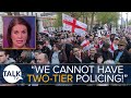 Policing of st georges day rally was in contrast to propalestine protests