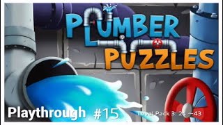 PLUMBER PUZZLES Level Pack 3: 24 ～43 playthrough #15