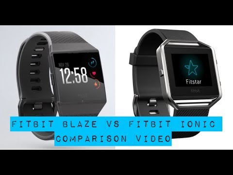 Fitbit Blaze vs Fitbit Ionic (Comparison Video)