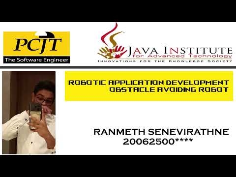 Obstacle Avoiding Robot Car | Java Institute | PCJT Software Engineering | Robotics