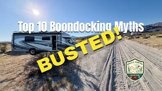 Quartzsite Season 2025–26 | Ep 2 Top 10 Boondocking Myths -- Busted!