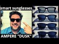 Ampere Dusk Smart Sunglasses. Tint changing glasses. Electrochromic lens. Bluetooth glasses [440]