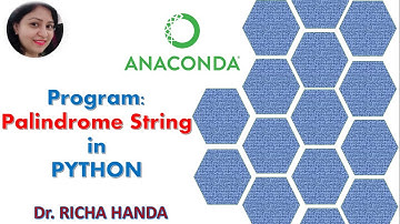 Check Palindrome String in Python