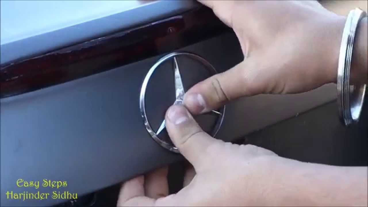 How to Install Emblem on Mercedes Trunk CLK Class W209 in Easy