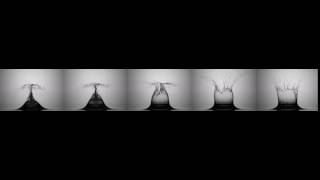 Buckling instability for steel sphere and water
