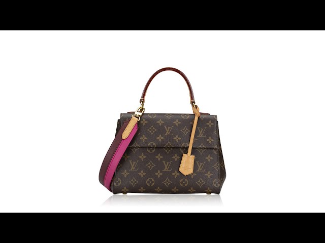 Louis Vuitton Monogram Canvas Cluny BB Bordeaux/Fuchsia Bag - Yoogi's Closet