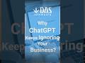 Why ChatGPT Keeps Ignoring Your Business (Truth Hurts) #chatgpt