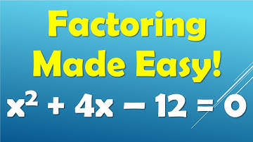 The Trick to Solving Quadratic Equations by Factoring (Easy Example)