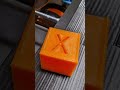 The first print on my new THE 100 construction - Calibration Cube at 180mm/s perimeter speed