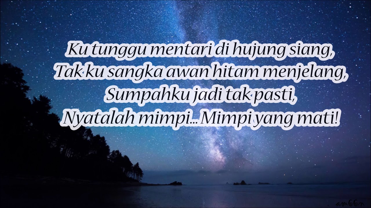 BLiZ Mimpi Yang Mati OFFIFCIAL LIRIK