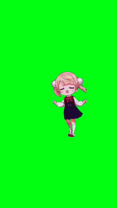 Green Screen 4K Loli God Requiem #greenscreen