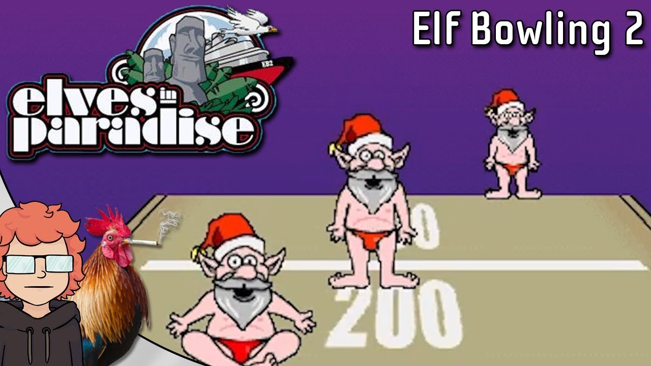 Elf Bowling 2 Elves in Paradise