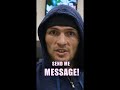 Khabib Nurmagomedov sends chilling message to Conor Mcgregor at UFC 223 | Send Me Location