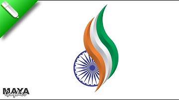 🚀 Unveiling the Spectacular 3D India Flag Logo! | Step by Step Coreldraw Tutorial