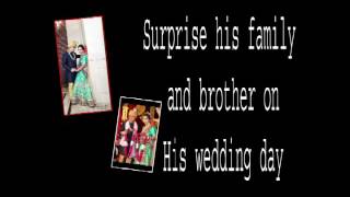 NRI BROTHER FROM AUSTRALIA surprise/emotional entry on wedding day