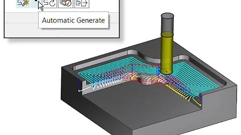 Automatic Tool Path Generation for Milling in NX CAM
