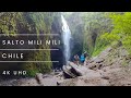 Explorando la impresionante cascada Mili Mili 🌿💦 - Chile 4K UHD - Zona de Los Siete Lagos