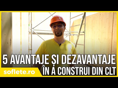 5 AVANTAJE/DEZAVANTAJE în a construi cu CLT.