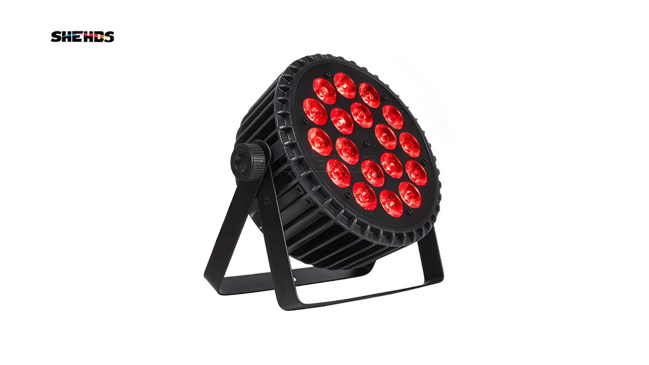 Aluminum Alloy LED Flat Par 18x18W Lighting