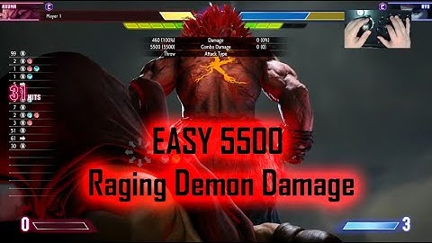 Akuma Raging Demon combo guide SF6 - Gouki Shun Goku Satsu